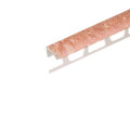Раскладка п/плитки(№112) роз мрамор 9мм 2,5м наруж
